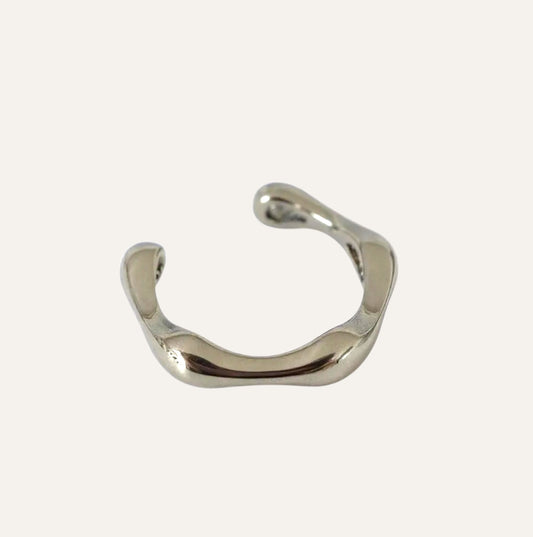 Daria Silver Ear Cuff